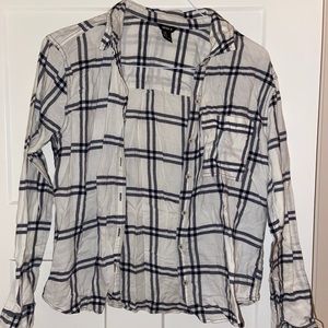 Forever 21 Plaid Button Down